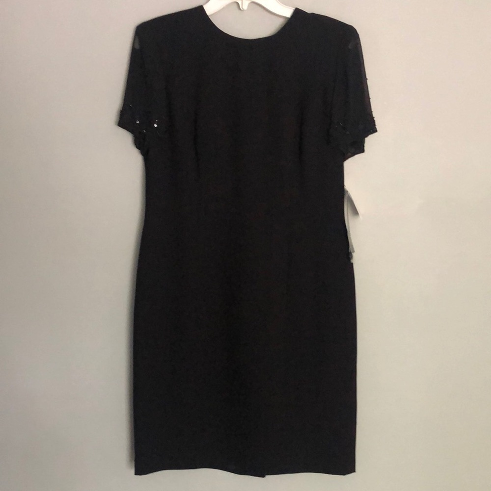 Little Black Dress Donna Morgan Petite 8 lined new